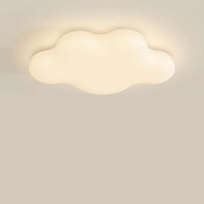 Moderne unbedeutende Creme Cloud Eisen PE LED Unterputz Deckenleuchte für Schlafzimmer 