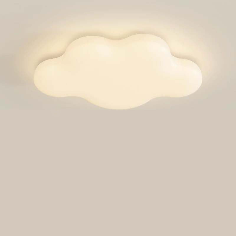 Moderne unbedeutende Creme Cloud Eisen PE LED Unterputz Deckenleuchte für Schlafzimmer 