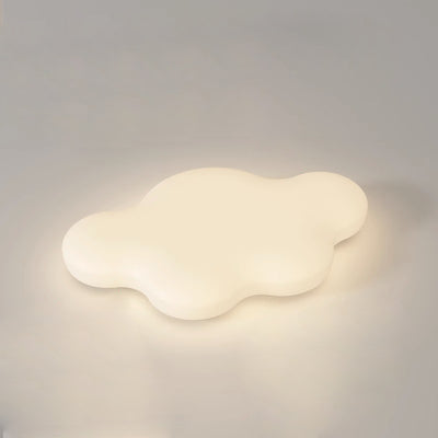 Moderne unbedeutende Creme Cloud Eisen PE LED Unterputz Deckenleuchte für Schlafzimmer 