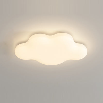 Moderne unbedeutende Creme Cloud Eisen PE LED Unterputz Deckenleuchte für Schlafzimmer 