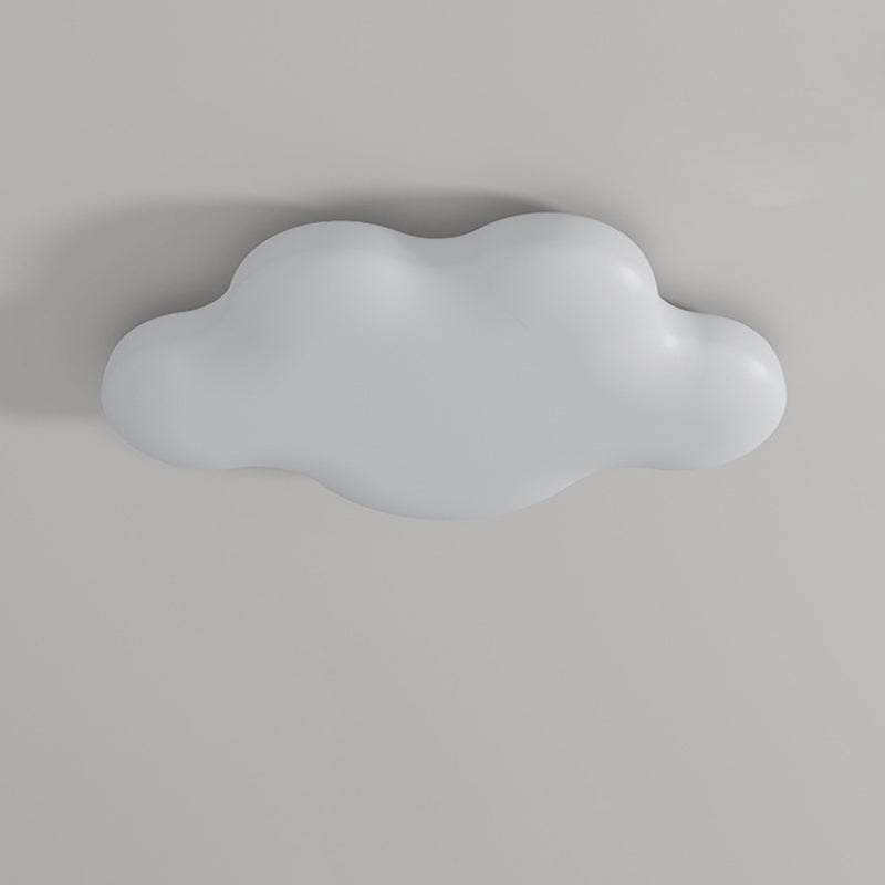 Moderne unbedeutende Creme Cloud Eisen PE LED Unterputz Deckenleuchte für Schlafzimmer 