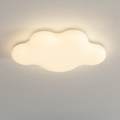 Moderne unbedeutende Creme Cloud Eisen PE LED Unterputz Deckenleuchte für Schlafzimmer 