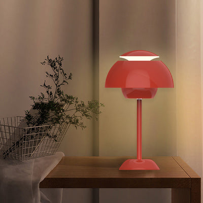 Contemporary Nordic Mushroom Iron USB LED Table Lamp For Living Room