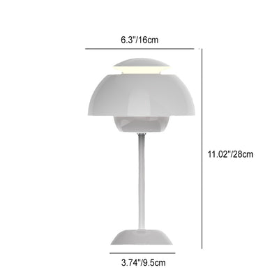 Contemporary Nordic Mushroom Iron USB LED Table Lamp For Living Room