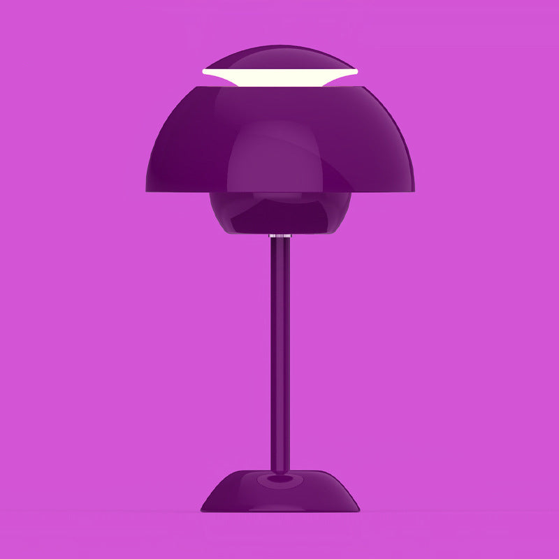 Contemporary Nordic Mushroom Iron USB LED Table Lamp For Living Room