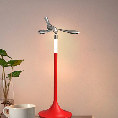 Contemporary Creative USB Balance Bird Aluminum Acrylic LED Table Lamp Night Light For Bedside