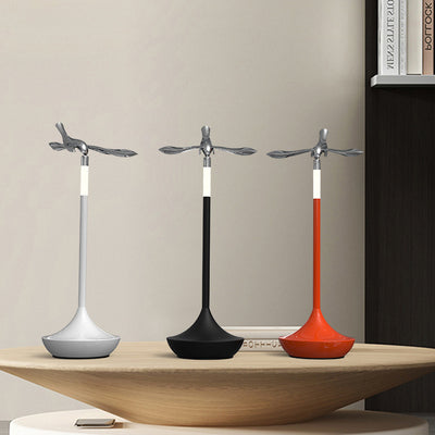 Contemporary Creative USB Balance Bird Aluminum Acrylic LED Table Lamp Night Light For Bedside