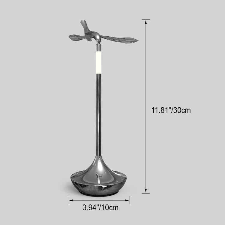 Contemporary Creative USB Balance Bird Aluminum Acrylic LED Table Lamp Night Light For Bedside