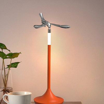 Contemporary Creative USB Balance Bird Aluminum Acrylic LED Table Lamp Night Light For Bedside