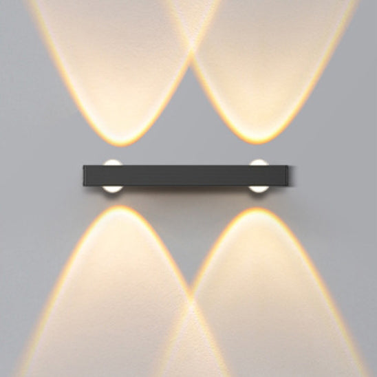 Moderne minimalistische lange Multi Lichter Aluminium LED Wandleuchte Lampe für Flur 