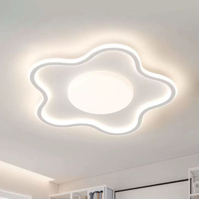 Zeitgenössische kreative Stern Eisen Aluminium Acryl Silikon LED Unterputz Deckenleuchte für Schlafzimmer 