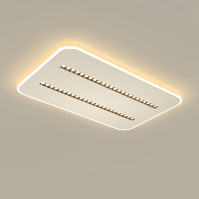 Moderne minimalistische quadratische rechteckige Eisen Aluminium Acryl Spotlight LED Unterputz Deckenleuchte für Wohnzimmer 