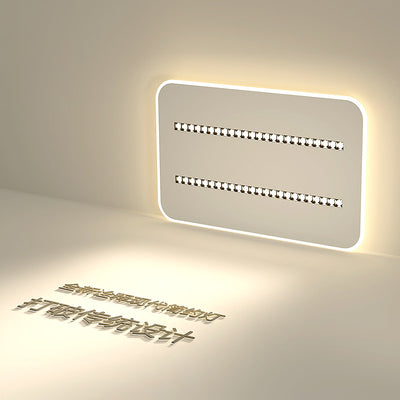 Moderne minimalistische quadratische rechteckige Eisen Aluminium Acryl Spotlight LED Unterputz Deckenleuchte für Wohnzimmer 