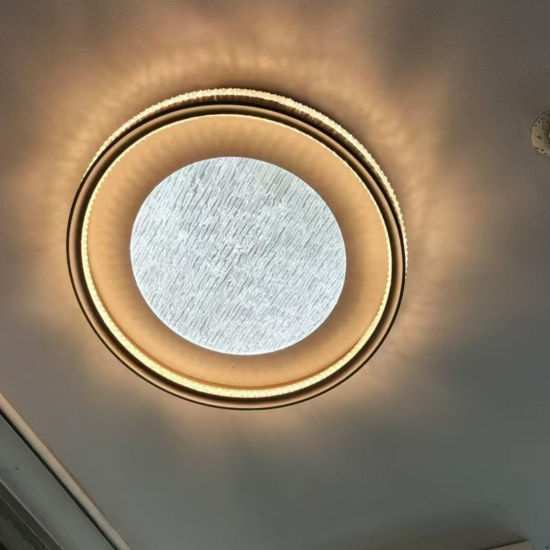 Moderne minimalistische Wolken Runde quadratische Eisen Aluminium Acryl LED Unterputz Deckenleuchte für Wohnzimmer 