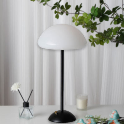 Contemporary Creative Mushroom Shape Iron ABS USB LED Table Lamp For Bedroom