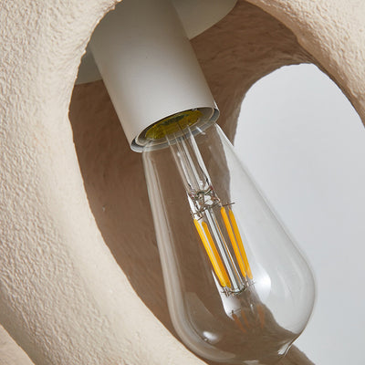 Contemporary Creative Geometric Cave-Shaped High-Density Polystyrene 1 - Light Pendant Light For Bedroom