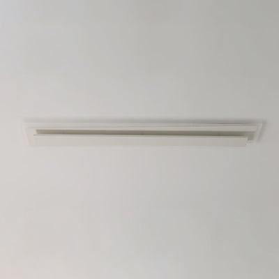 Modern Simplicity Long Strip Acrylic Iron LED Flush Mount Ceiling Light For Living Room