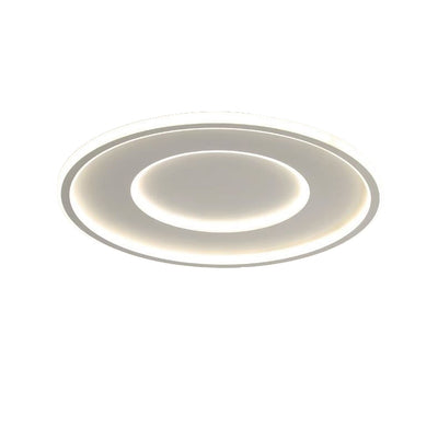 Modern Minimalist Round Acrylic Iron LED Flush Mount Ceiling Light For Bedroom