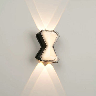 Contemporary Creative Aluminum PC Up Down LED Wall Sconce Lamp For Bedroom