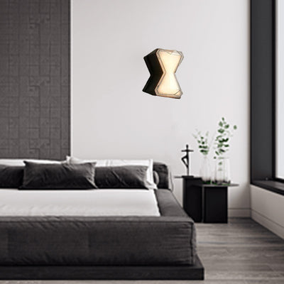 Contemporary Creative Aluminum PC Up Down LED Wall Sconce Lamp For Bedroom