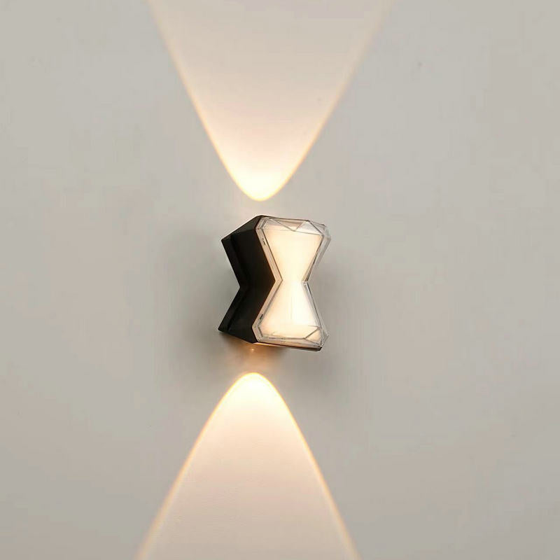 Contemporary Creative Aluminum PC Up Down LED Wall Sconce Lamp For Bedroom