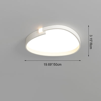 Zeitgenössische Nordische Hardware Aluminium Eiskristall Acryl Wolkenschirm LED Deckenleuchte Für Wohnzimmer 