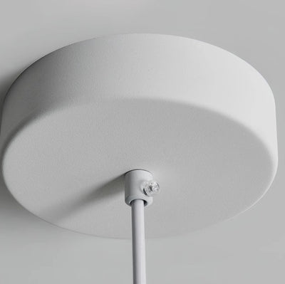 Pantalla de cerámica tradicional en forma de cono francés con cúpula y globo de madera, luz colgante de 1 luz para sala de estar 