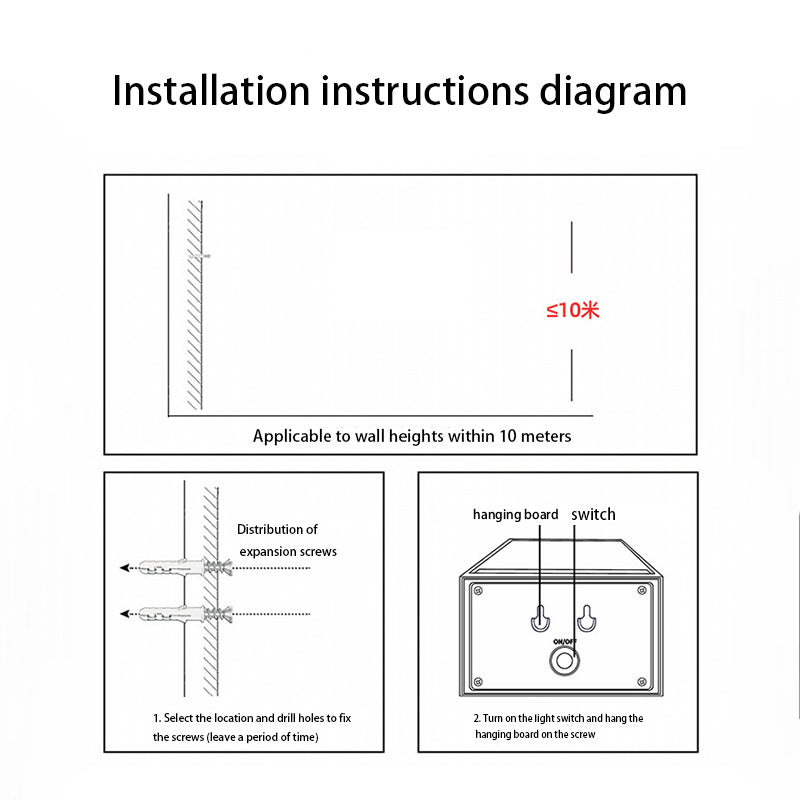 Modern Minimalist Solar Waterproof Trapezoidal Rectangle ABS LED Outdoor Wall Sconce Lamp For Garden