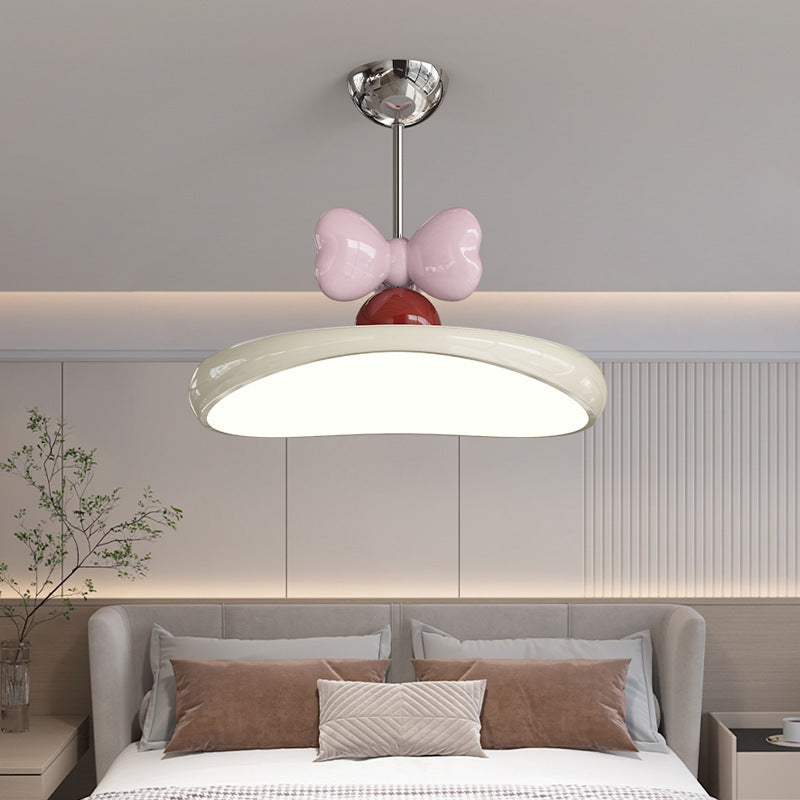 Moderne minimalistische ovale Bogen halbkreisförmige Basis Bogen Eisen Acryl LED Semi-Flush Mount Deckenleuchte für Schlafzimmer 