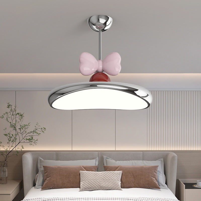 Moderne minimalistische ovale Bogen halbkreisförmige Basis Bogen Eisen Acryl LED Semi-Flush Mount Deckenleuchte für Schlafzimmer 