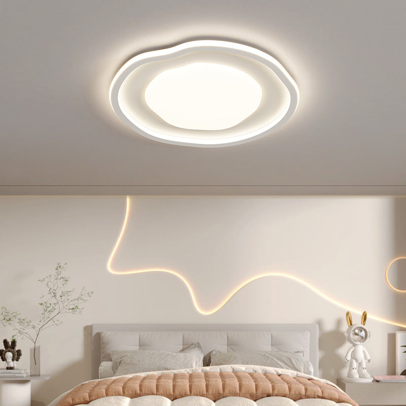 Moderne minimalistische Wolken unregelmäßige Aluminium Eisen Acryl LED Unterputz Deckenleuchte für Wohnzimmer 