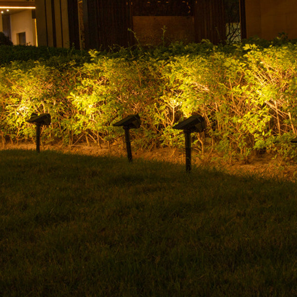 Modernes minimalistisches solarwasserdichtes Sechseck-rundes Kunststoff-Acryl-LED-Bodenstecker-Rasen-Landschaftslicht für den Garten 