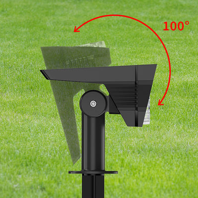 Modernes minimalistisches solarwasserdichtes Sechseck-rundes Kunststoff-Acryl-LED-Bodenstecker-Rasen-Landschaftslicht für den Garten 