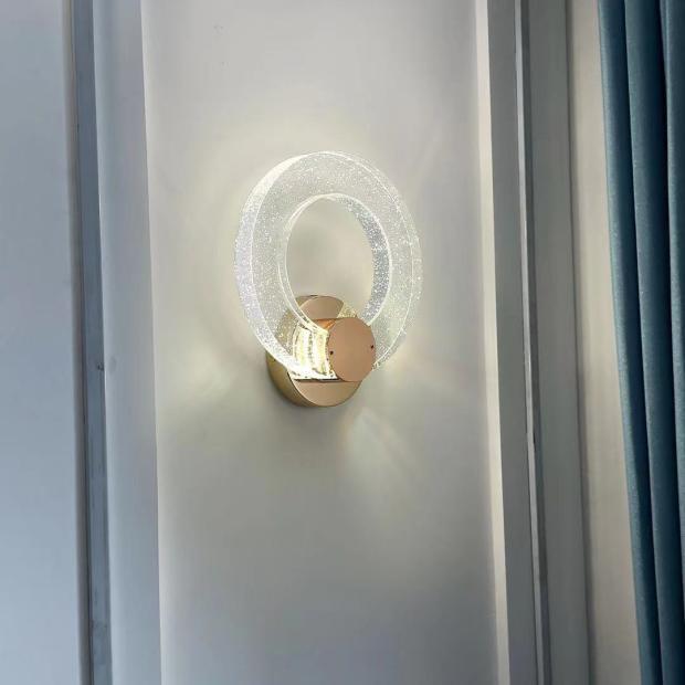 Moderne minimalistische aufladbare rechteckige abgerundete Kante Aluminium LED Wandleuchte Lampe für Wohnzimmer 