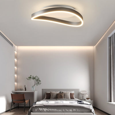 Moderne minimalistische aufladbare rechteckige abgerundete Kante Aluminium LED Wandleuchte Lampe für Wohnzimmer 