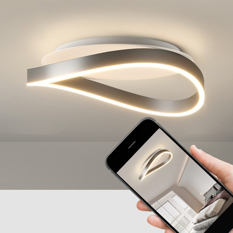 Moderne minimalistische aufladbare rechteckige abgerundete Kante Aluminium LED Wandleuchte Lampe für Wohnzimmer 