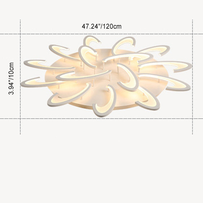 Traditionelle französische Kieselstein-Oval-Massivholz-Acryl-LED-Deckenleuchte für Wohnzimmer 