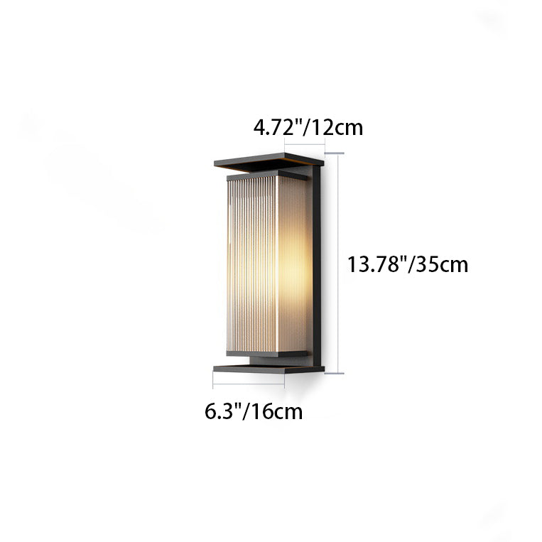 Moderne minimalistische wasserdichte Dreieck-Halbkreis-Druckguss-Aluminium-PC-LED-Wandleuchte für die Terrasse im Freien 