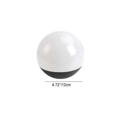 Modern Minimalist Sphere Moon PP PS PVC LED Table Lamp For Bedroom