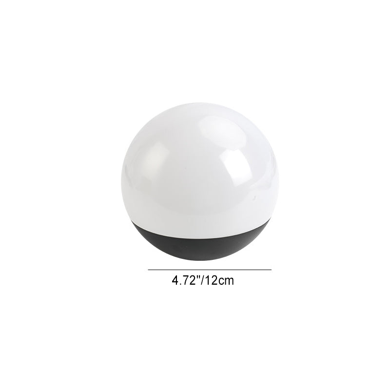 Modern Minimalist Sphere Moon PP PS PVC LED Table Lamp For Bedroom