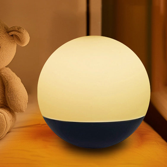 Modern Minimalist Sphere Moon PP PS PVC LED Table Lamp For Bedroom