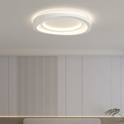 Traditionelle französische Kieselstein-Oval-Massivholz-Acryl-LED-Deckenleuchte für Wohnzimmer 