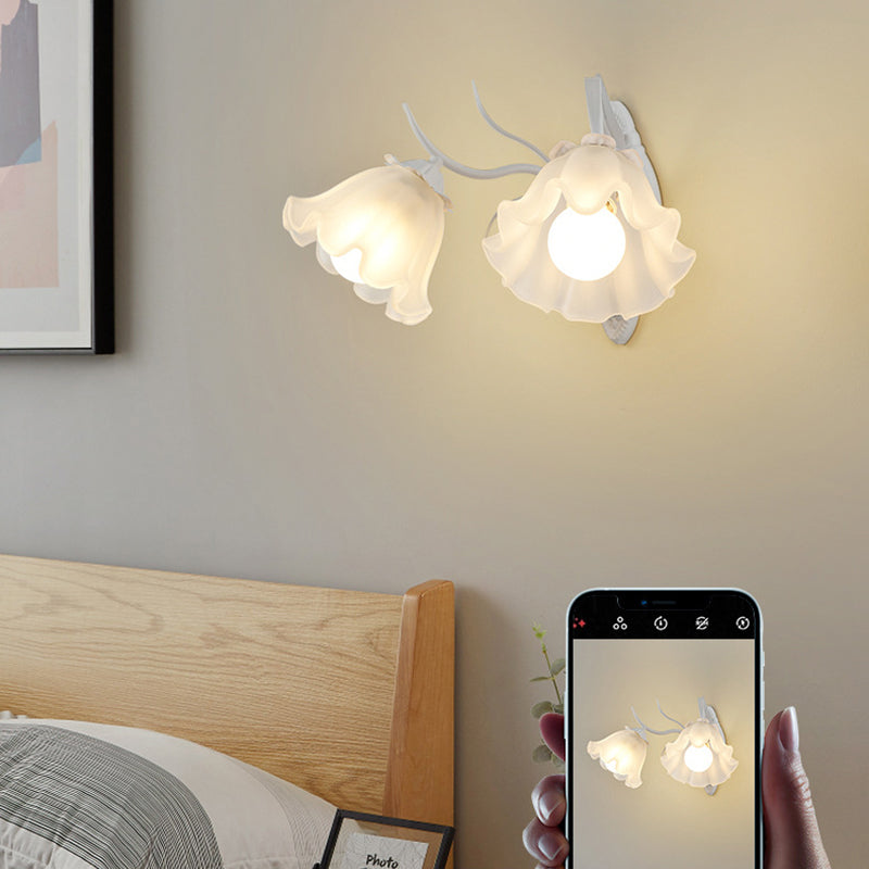 Moderne minimalistische aufladbare rechteckige abgerundete Kante Aluminium LED Wandleuchte Lampe für Wohnzimmer 