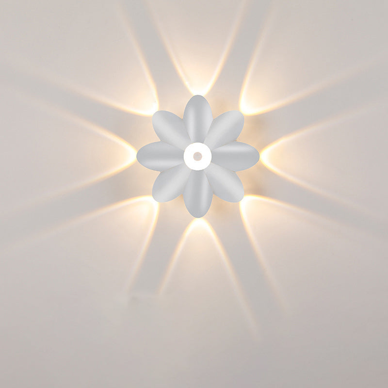 Moderne minimalistische aufladbare rechteckige abgerundete Kante Aluminium LED Wandleuchte Lampe für Wohnzimmer 