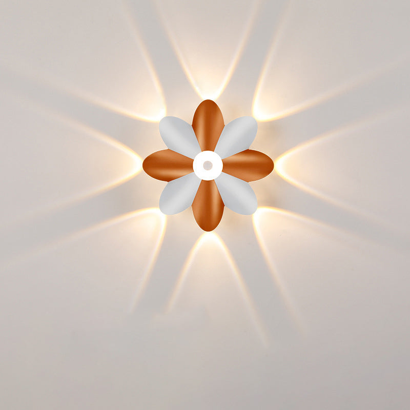 Moderne minimalistische aufladbare rechteckige abgerundete Kante Aluminium LED Wandleuchte Lampe für Wohnzimmer 