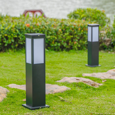 Modernes minimalistisches solarwasserdichtes Sechseck-rundes Kunststoff-Acryl-LED-Bodenstecker-Rasen-Landschaftslicht für den Garten 