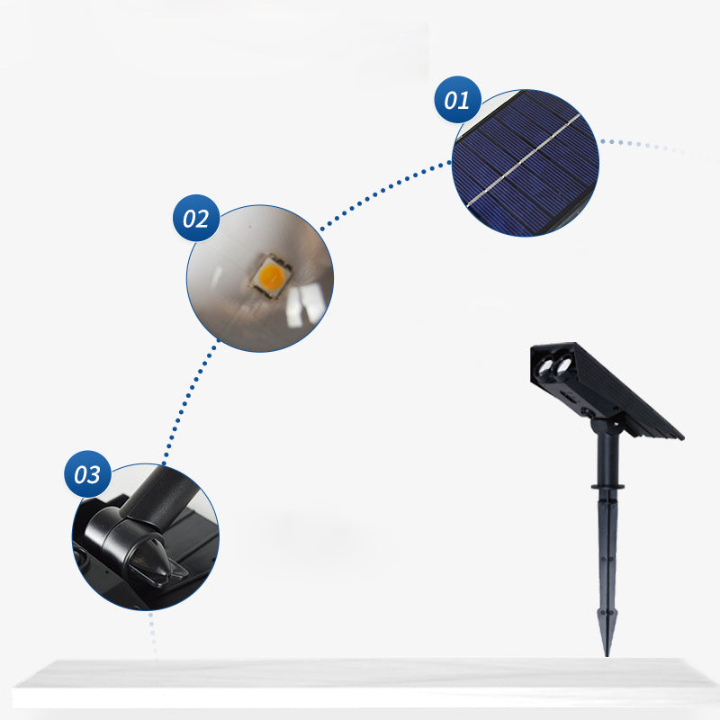 Modernes minimalistisches solarwasserdichtes Sechseck-rundes Kunststoff-Acryl-LED-Bodenstecker-Rasen-Landschaftslicht für den Garten 