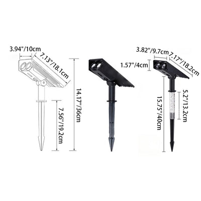 Modernes minimalistisches solarwasserdichtes Sechseck-rundes Kunststoff-Acryl-LED-Bodenstecker-Rasen-Landschaftslicht für den Garten 