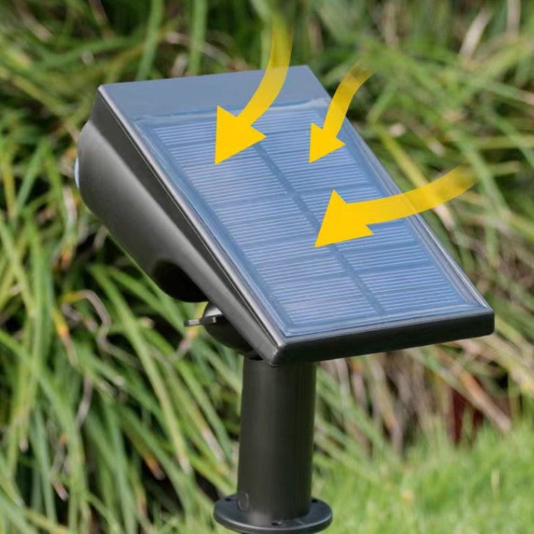 Modern Minimalist Solar Waterproof Rectangle Oval PE LED Ground Plug Landscape Light For Garden