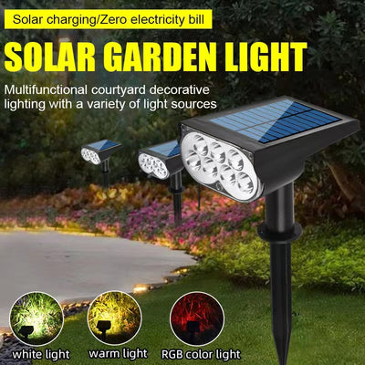 Modern Minimalist Solar Waterproof Rectangle Oval PE LED Ground Plug Landscape Light For Garden